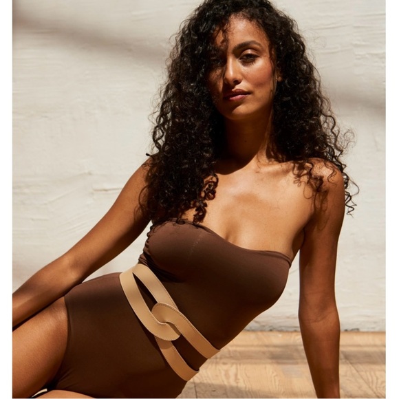 Maison Vaincourt Paris Blue Interlocking Belt 31/L - Picture 2 of 5